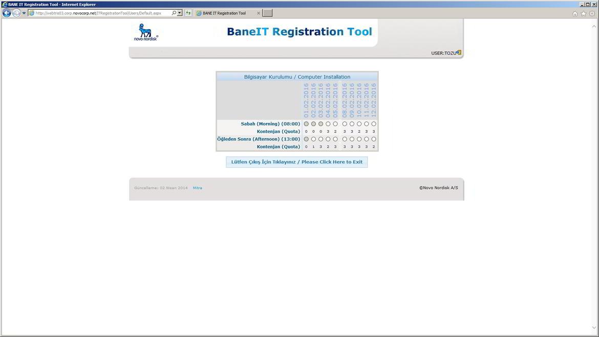 Registration Tool